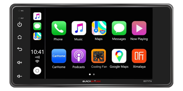 BlackSpider BSTY7A Toyota 7" Apple CarPlay Android Auto Radio