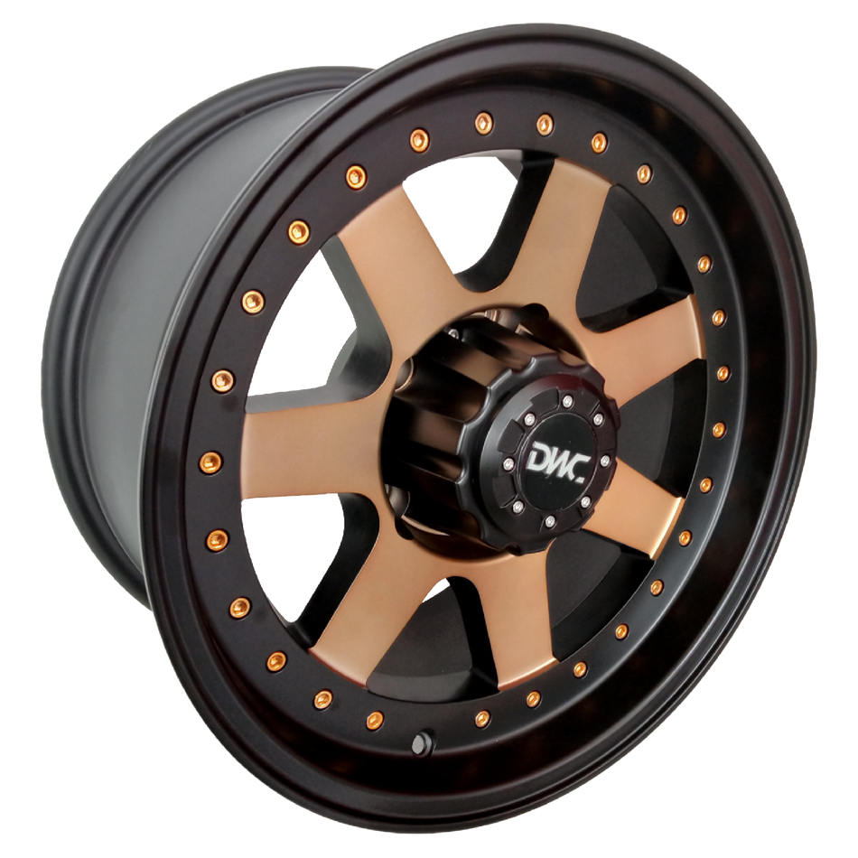 17" DWC 8300 5/150 9J Matt Black + Bronze Tint Wheels