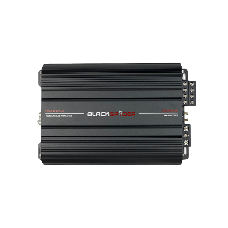 BlackSpider BSAR10.4 Rogue Series 10000W 4 Channel Amplifier