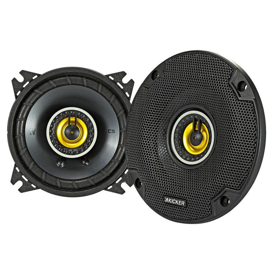 Kicker 46CSC44 4-Inch Coaxial Speakers CS 300 Watt 4-Ohm