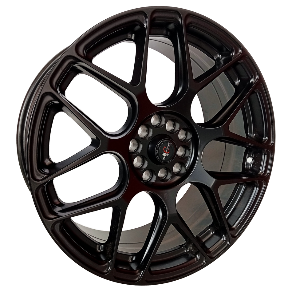 18" ZIRC D070 10/100/114 8J ET40 CB73.1 Satin Black