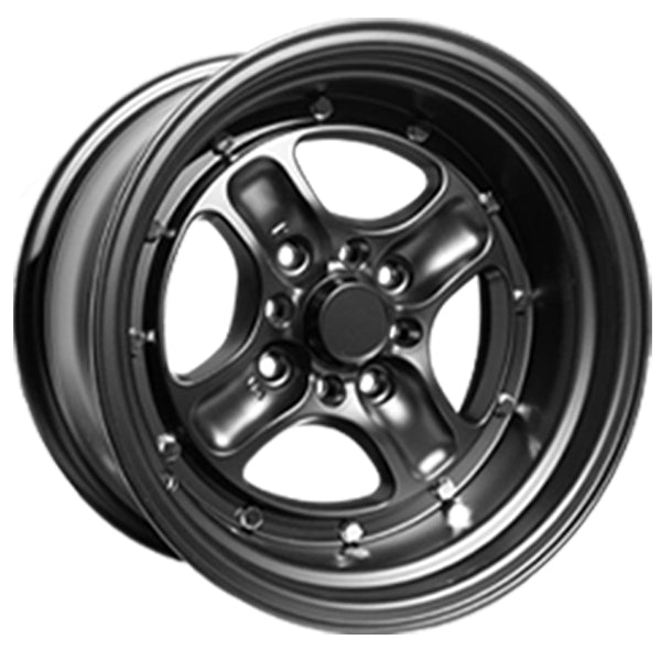 15" Evolution Racing Braza 8/100/114 8J ET0 CB73.1 Matt Black Wheels