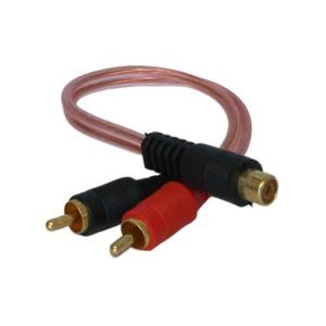 RCA Splitters – 2 female into 1 male - Car Audio