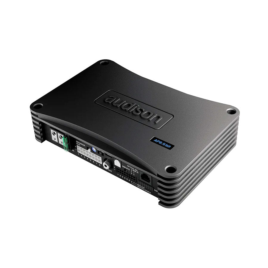 AudisonAP-8.9BIT Prima Series DSP Amplifier | 520 W | 9 CH DSP + 8 x 65 W @ 2 ohm - Car Audio For Sale Online & Instore at Evolution Wheel And Tyre