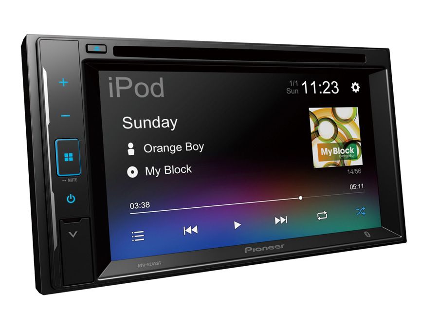 Pioneer AVH-A245BT 6.2" Multimedia AV Receiver with Bluetooth, iPhone, USB & Aux-In.