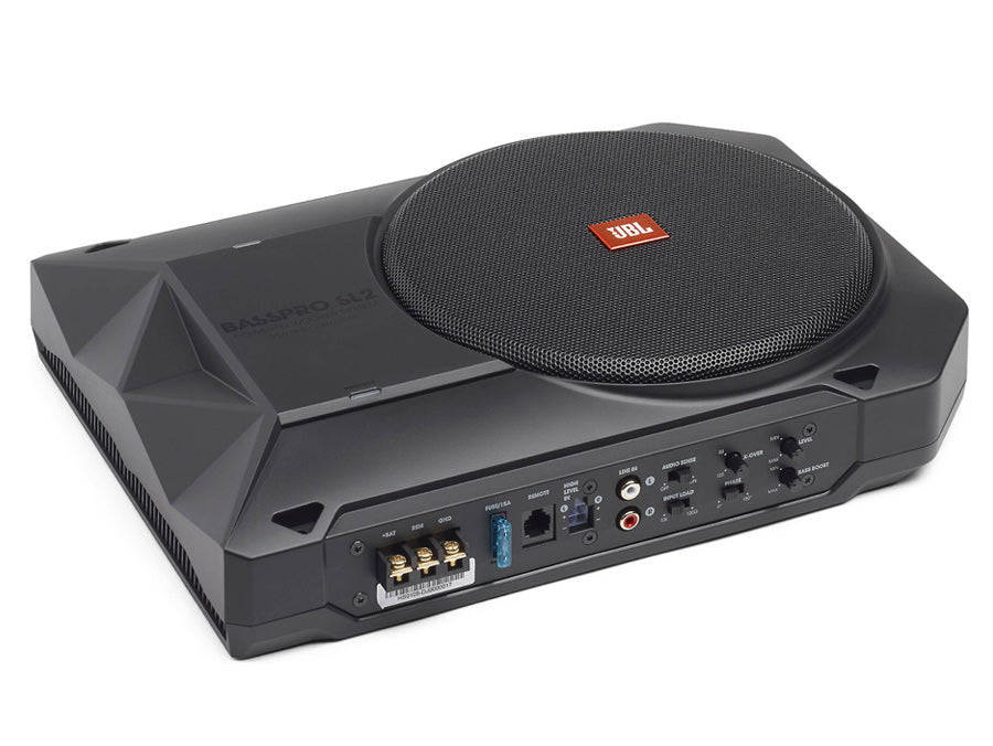 JBL BassPro SL 2 8" 250w Active Underseat Subwoofer - Car Audio For Sale Online & Instore at Evolution Wheel And Tyre