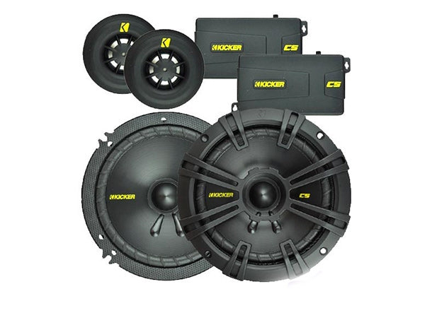 Kicker 6.5" 100W RMS component speaker system - Car Audio For Sale Online & Instore at Evolution Wheel And Tyre