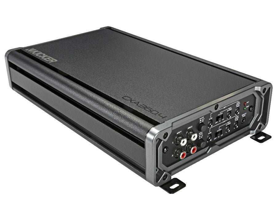 Kicker CXA360.4 4channel 60rms x 4 Amplifier - Car Audio For Sale Online & Instore at Evolution Wheel And Tyre