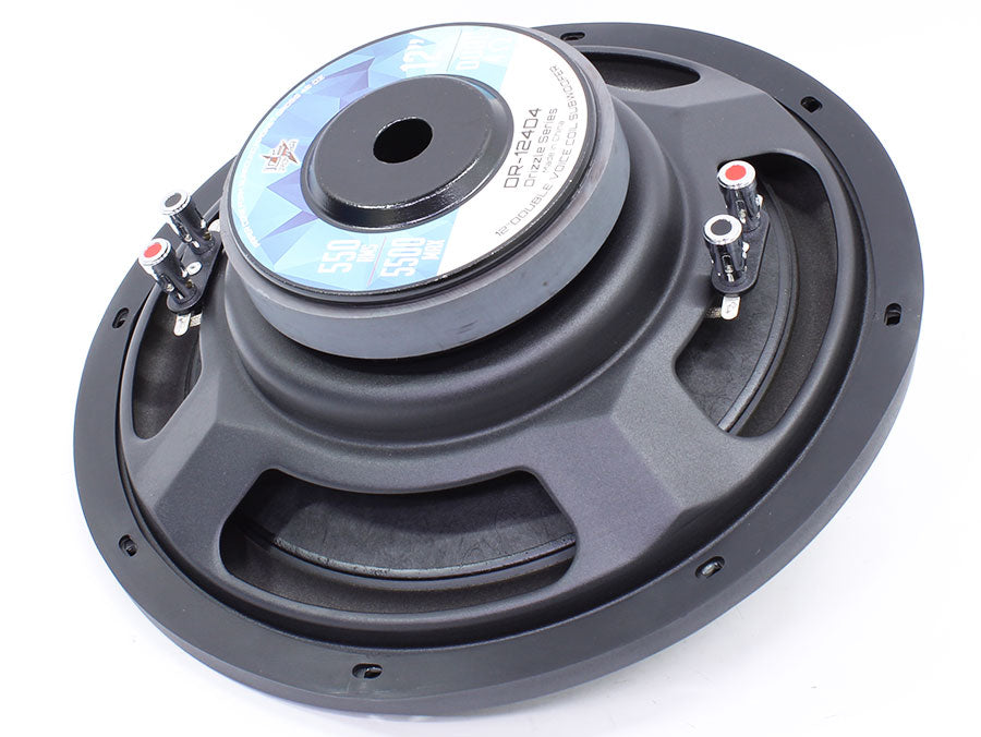 Ice Power IP-DR124D4 Drizzle Series 12" 5500w/550rms Slimline DVC Subwoofer - Car Audio For Sale Online & Instore at Evolution Wheel And Tyre