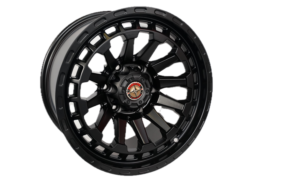 17" Rubicon Off Road Dakar 6/139 9J ET0 CB108.1 Matt Black Wheels