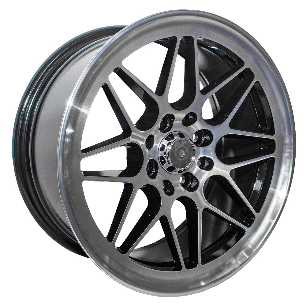 15X7.0 4/100-4/108 ET25 HBMF Wheels (Set of 4)