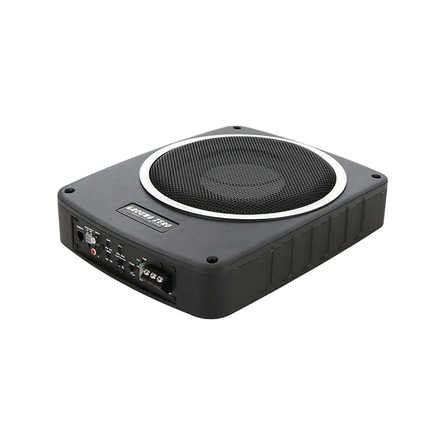 Ground Zero GZCS SW-800A 8" 180w/120rms Underseat Active Subwoofer - Car Audio For Sale Online & Instore at Evolution Wheel And Tyre