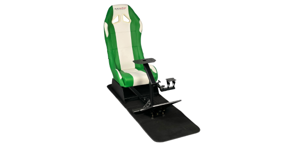 BlackSpider BSVR001 Racing Simulator Seat Green White