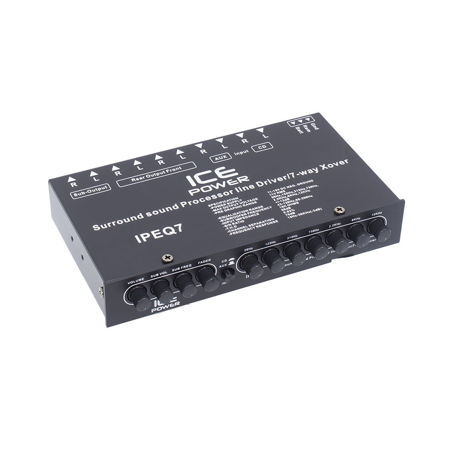 Ice Power IP-EQ7 7 Band Equalizer - Car Audio For Sale Online & Instore at Evolution Wheel And Tyre