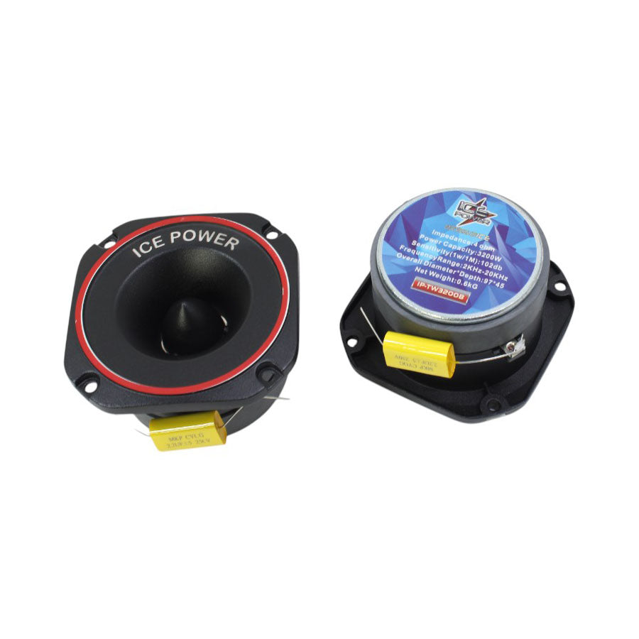 Ice Power IP-TW3200B 3200W Bullet Tweeters - Car Audio For Sale Online & Instore at Evolution Wheel And Tyre