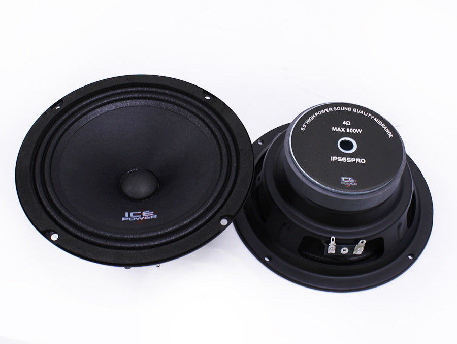 Ice Power IPS65 Pro Series 6" 800w Midrange Speakers (pair) - Car Audio For Sale Online & Instore at Evolution Wheel And Tyre