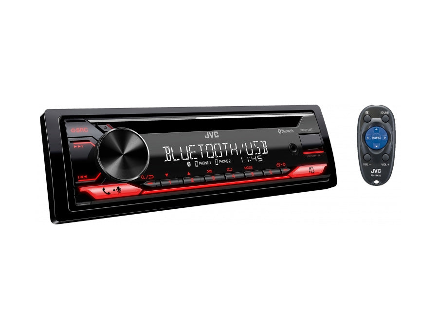 JVC KD-T712BT Mp3 Cd Receiver with USB & Bluetooth