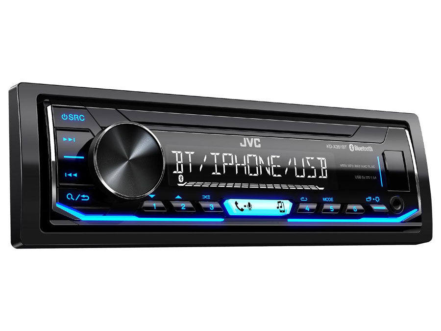 JVC KD-X351BT Digital Media Receiver with Bluetooth/USB