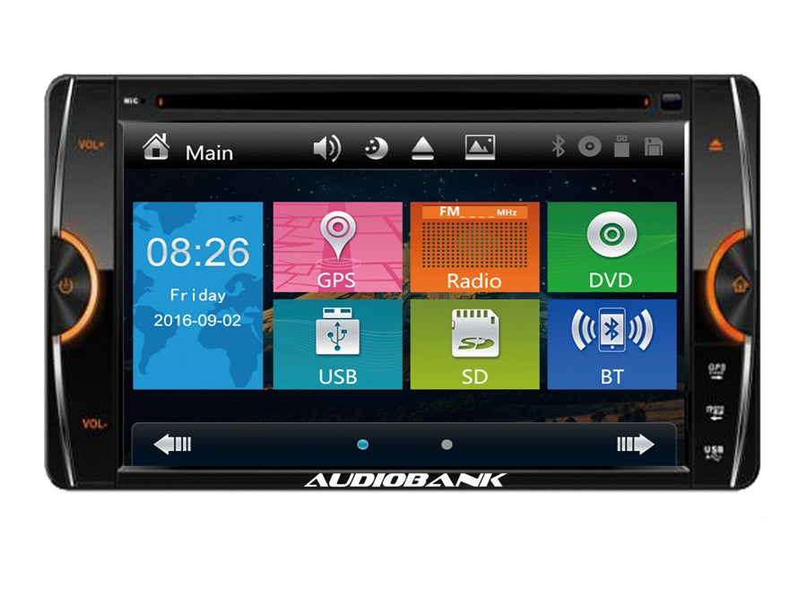Audiobank NAB-6882UN Double Din DVD/GPS for Toyota