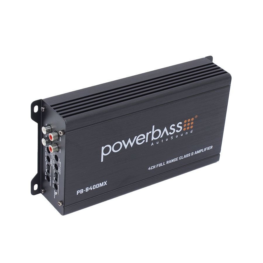 Powerbass PB-8400MX Mini Amplifier 8400 x 4channel - Car Audio For Sale Online & Instore at Evolution Wheel And Tyre