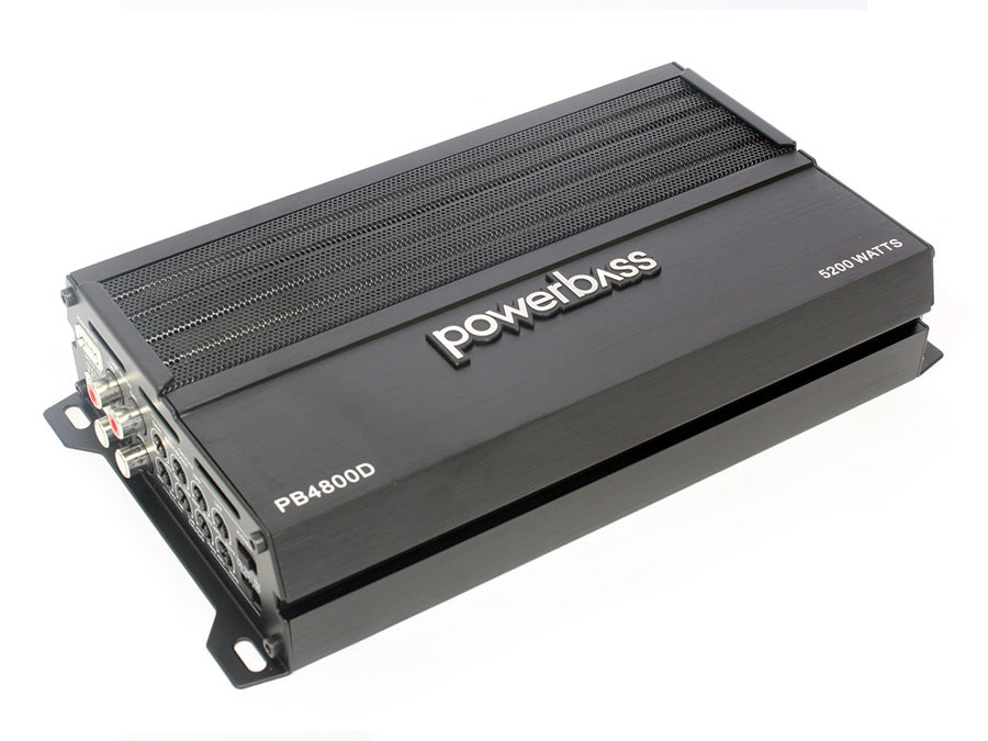 Powerbass PB4800D 5200w 4ch Compact Amplifier - Car Audio For Sale Online & Instore at Evolution Wheel And Tyre