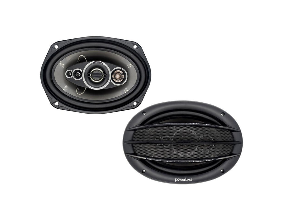Powerbass PSK6986 600w 4way 6x9" Speakers Car Audio