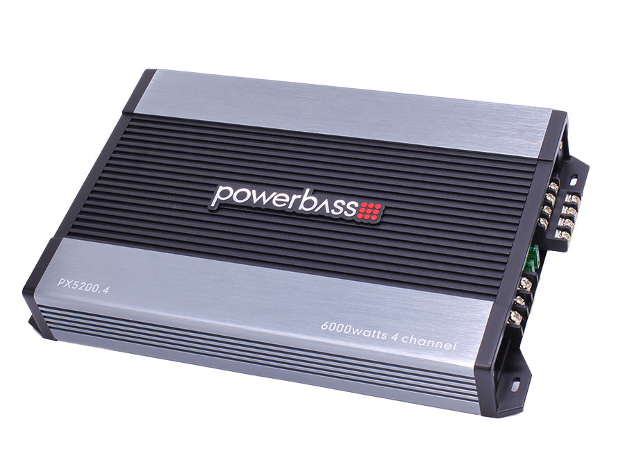 Powerbass PX5200.4 6000w 4 Channel Amplifier - Car Audio For Sale Online & Instore at Evolution Wheel And Tyre