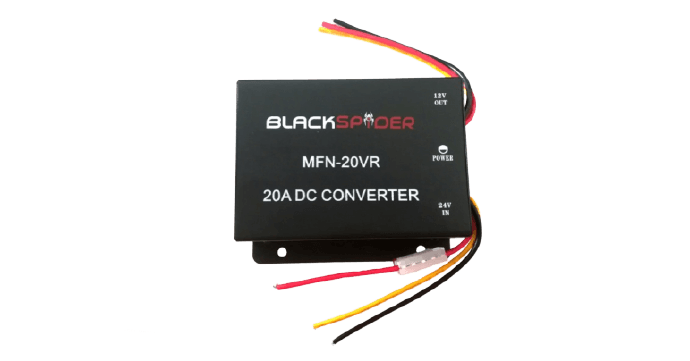 BlackSpider MFN20VR 24V to 12V DC Converter