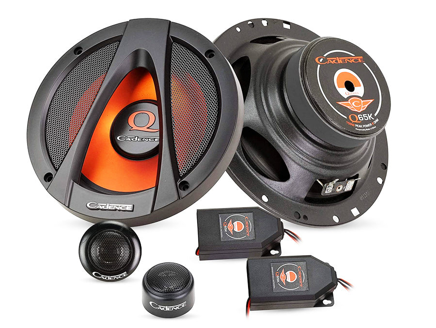 Cadence Q65KXI 6.5" 160w 65wrms 2way Component Split System - Car Audio For Sale Online & Instore at Evolution Wheel And Tyre