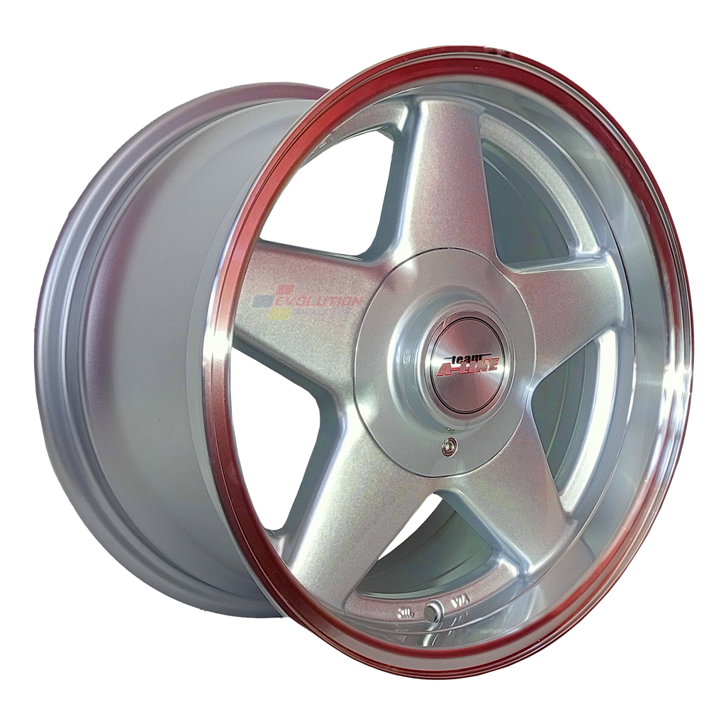 15" SABRE 5/100/114 8J  ET20 SSML A-LINE WHEELS