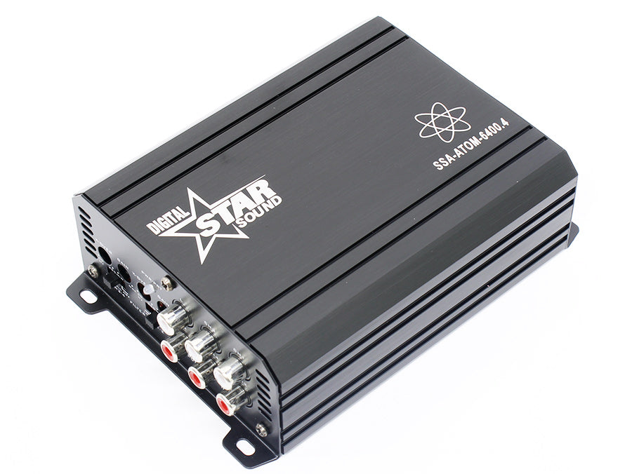 Starsound Atom Series 6400w 4channel Micro Amplifier - Car Audio For Sale Online & Instore at Evolution Wheel And Tyre