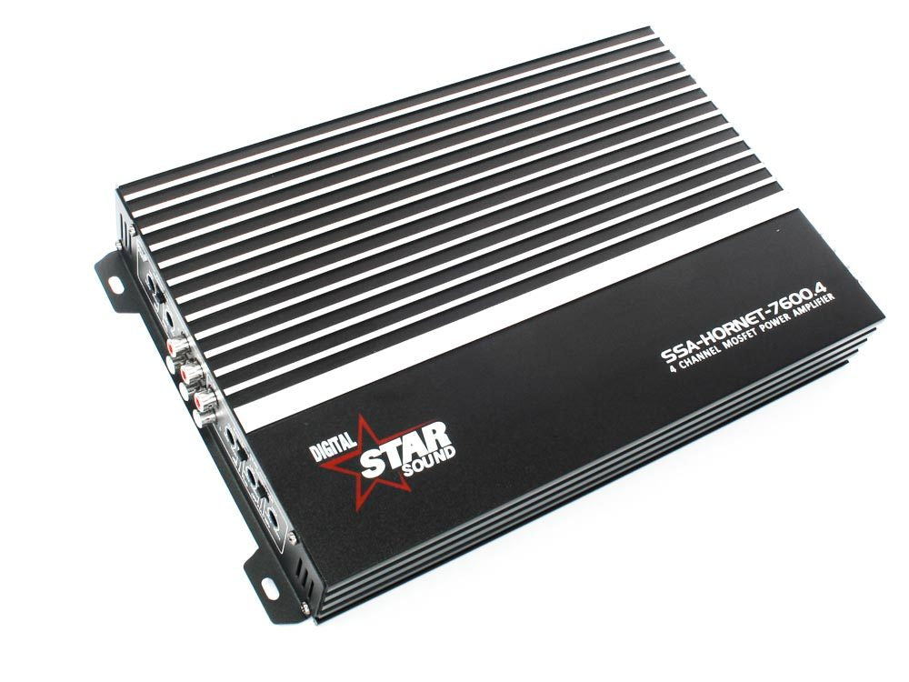 Starsound Hornet Series 7600w 4channel Amplifier - Car Audio For Sale Online & Instore at Evolution Wheel And Tyre