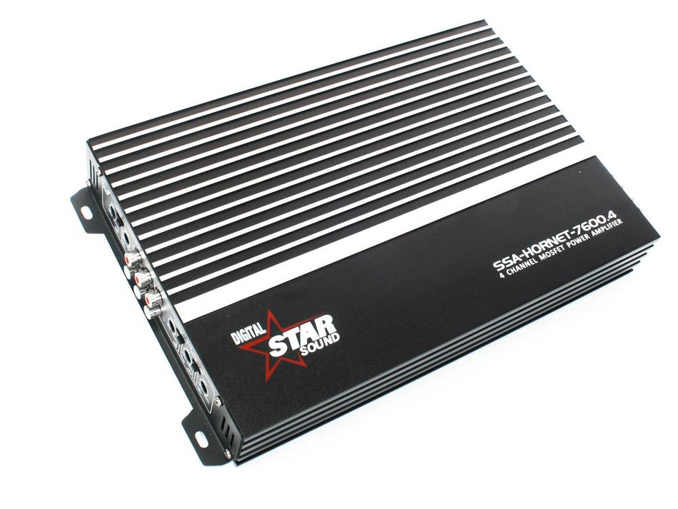 Starsound Hornet Series 7600w 4channel Amplifier - Car Audio For Sale Online & Instore at Evolution Wheel And Tyre
