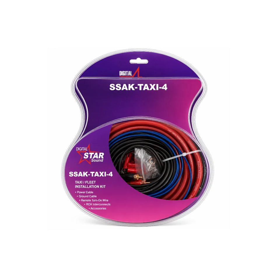Starsound SSAK-TAXI4G 4gauge Taxi Wiring Kit - Car Audio