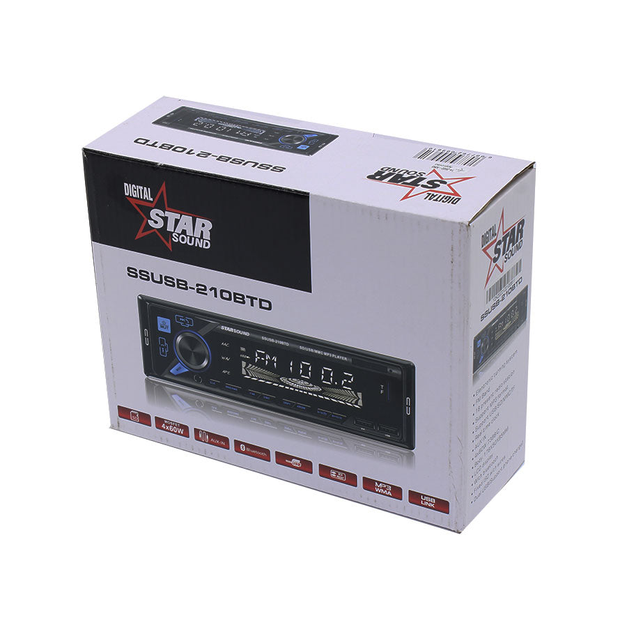 Starsound SSUSB-210BTD Media Player with Bluetooth & USB