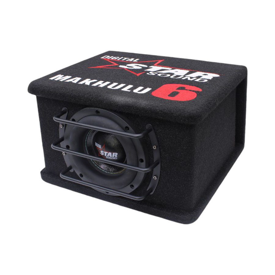Starsound SSW-MK-6000A Makhulu Series 6.5" 6000w/300rms Compact Subwoofer with Amplifier & Enclosure - Car Audio For Sale Online & Instore at Evolution Wheel And Tyre