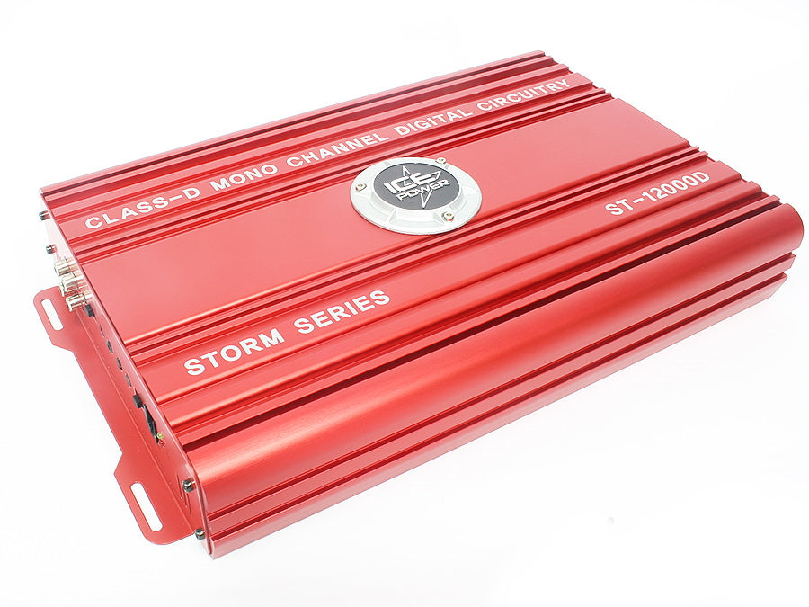 ICE Power Storm Series 120000w 1ohm Monoblock Amplifier - Car Audio For Sale Online & Instore at Evolution Wheel And Tyre