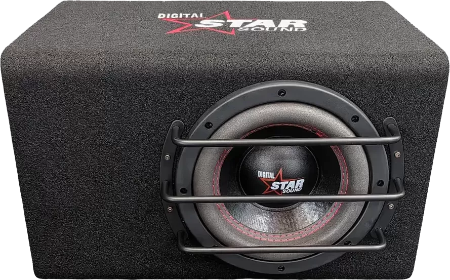 Starsound SSW-LB8-8000D2 8" Loaded Subwoofer & Box Car Audio