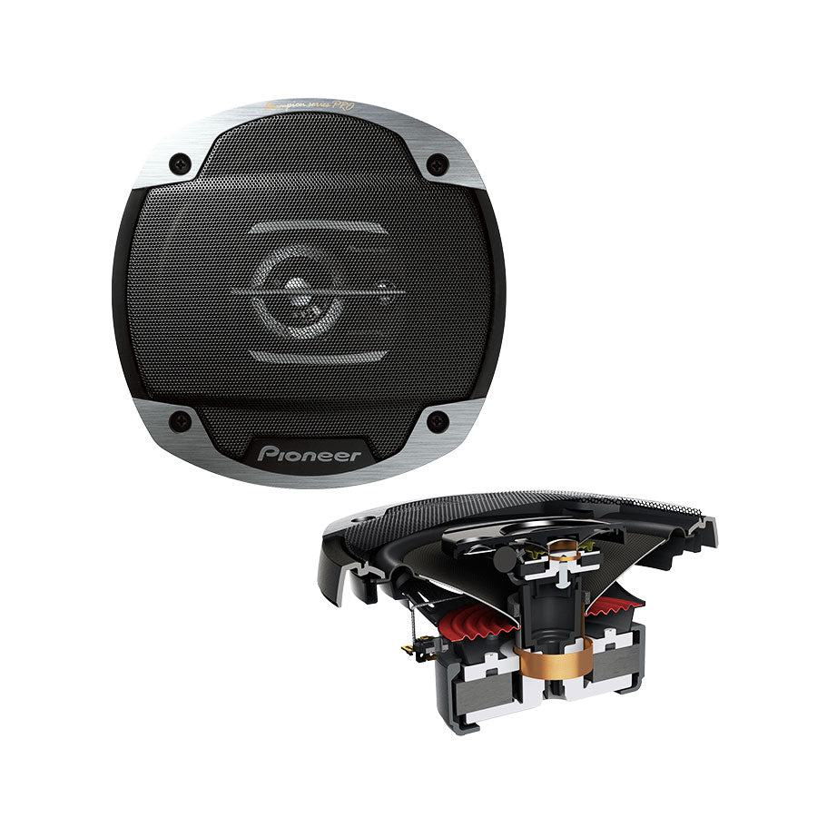 Pioneer TS-1675 V3 Champion Series 6.5" 3way 500w Speakers - Car Audio For Sale Online & Instore at Evolution Wheel And Tyre