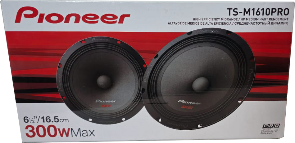 Pioneer 6.5"  100Watt Mid-Range Speakers