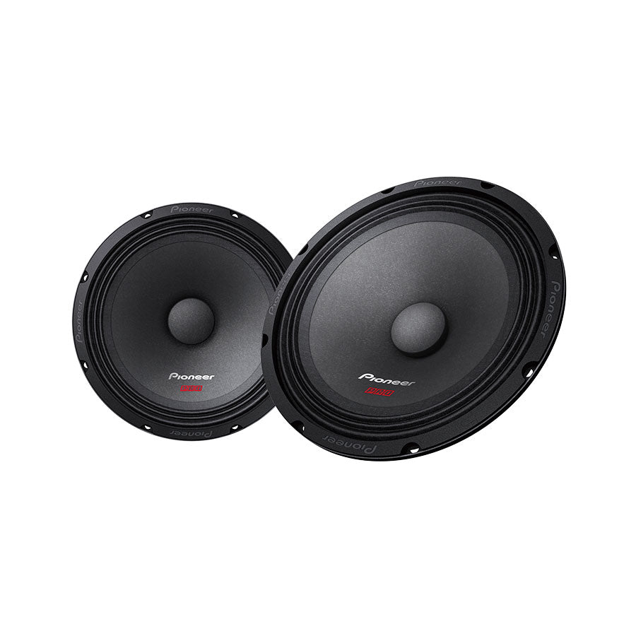 Pioneer TS-M2010PRO Pro Series 8" 400w 180rms Midrange Speakers - Car Audio For Sale Online & Instore at Evolution Wheel And Tyre