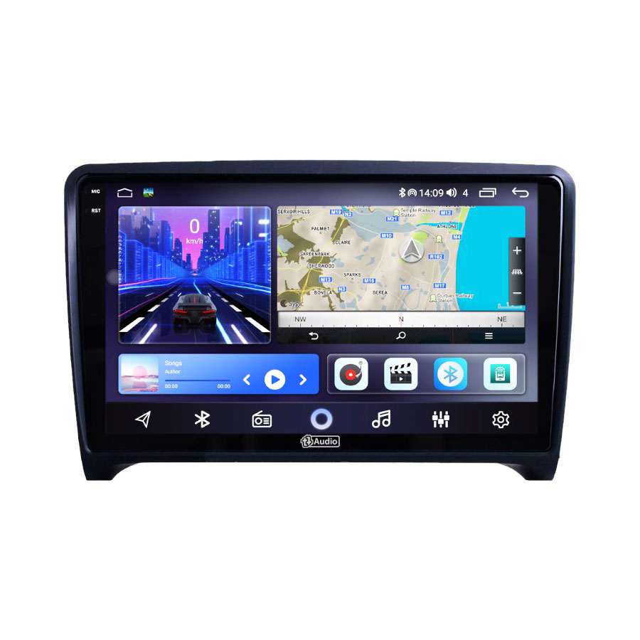 TT Audio 9" replacement radio for AUDI TT 2006-2014 2k Screen (Android 12)