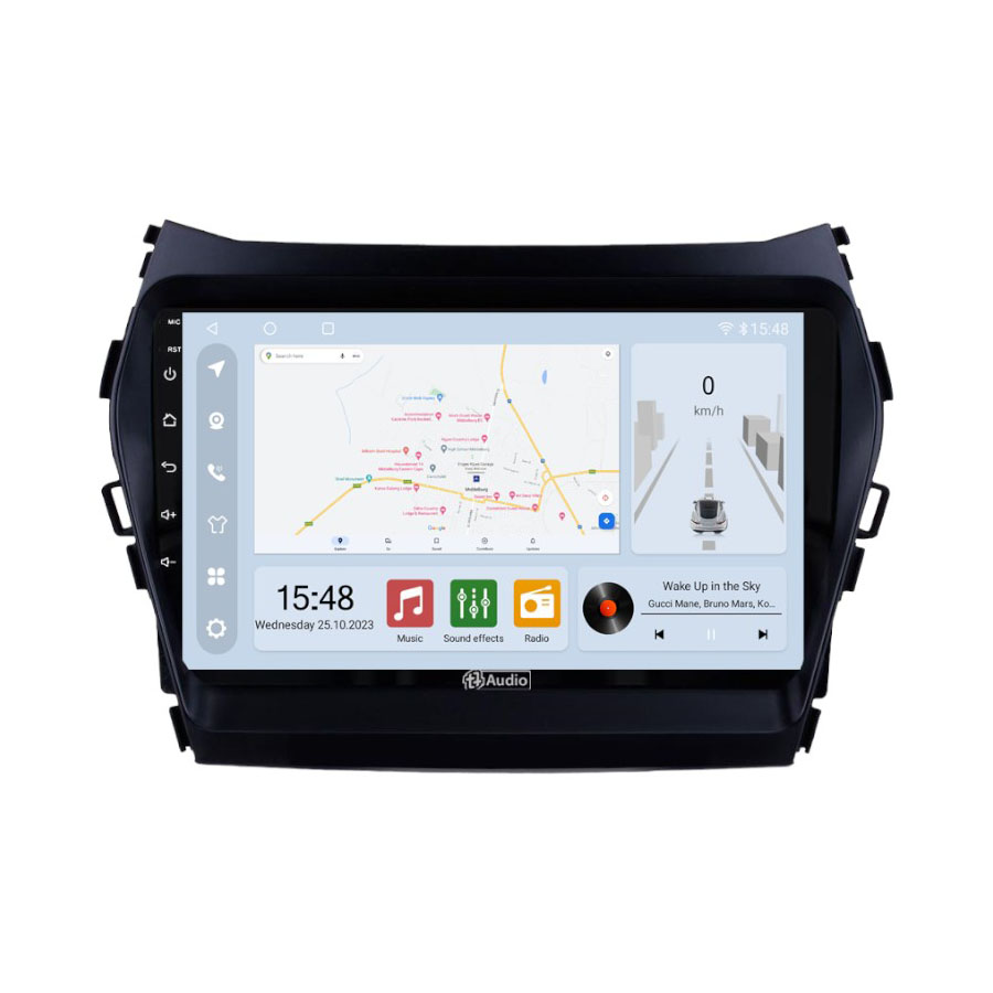 TT Audio 9" replacement radio HYUNDAI Santa Fe 2016-2021 (CLASS D)