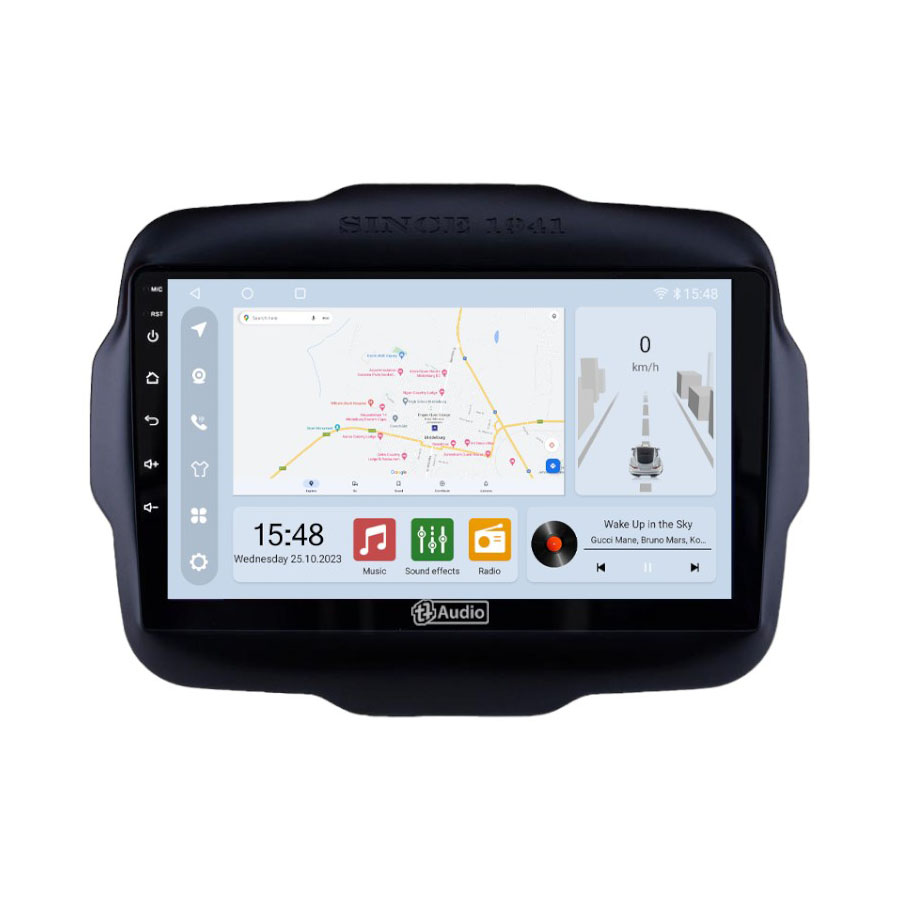 TT Audio 9" replacement radio for JEEP Renegade 2016-2023 (CLASS D)