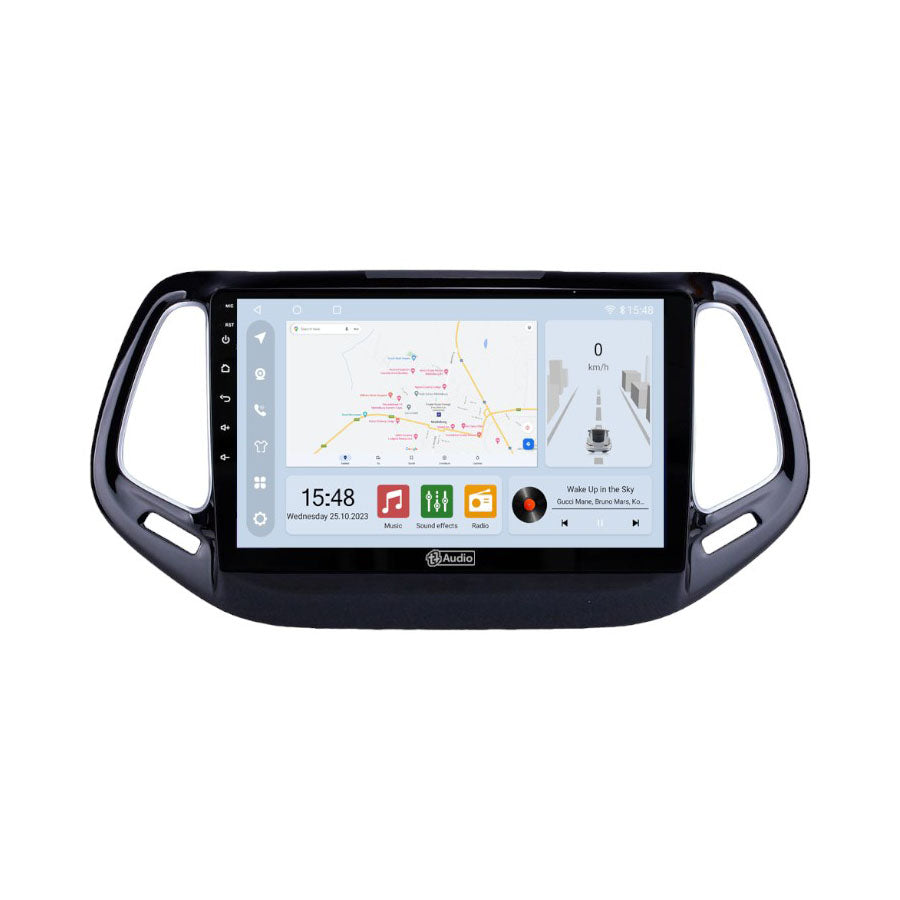 TT Audio 10" replacement radio for JEEP Compass 2015-2021 (CLASS D)
