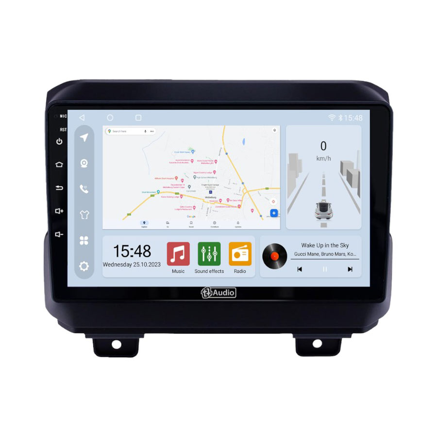 TT Audio 9" replacement radio for JEEP Wrangler 2018-2023 (CLASS D)