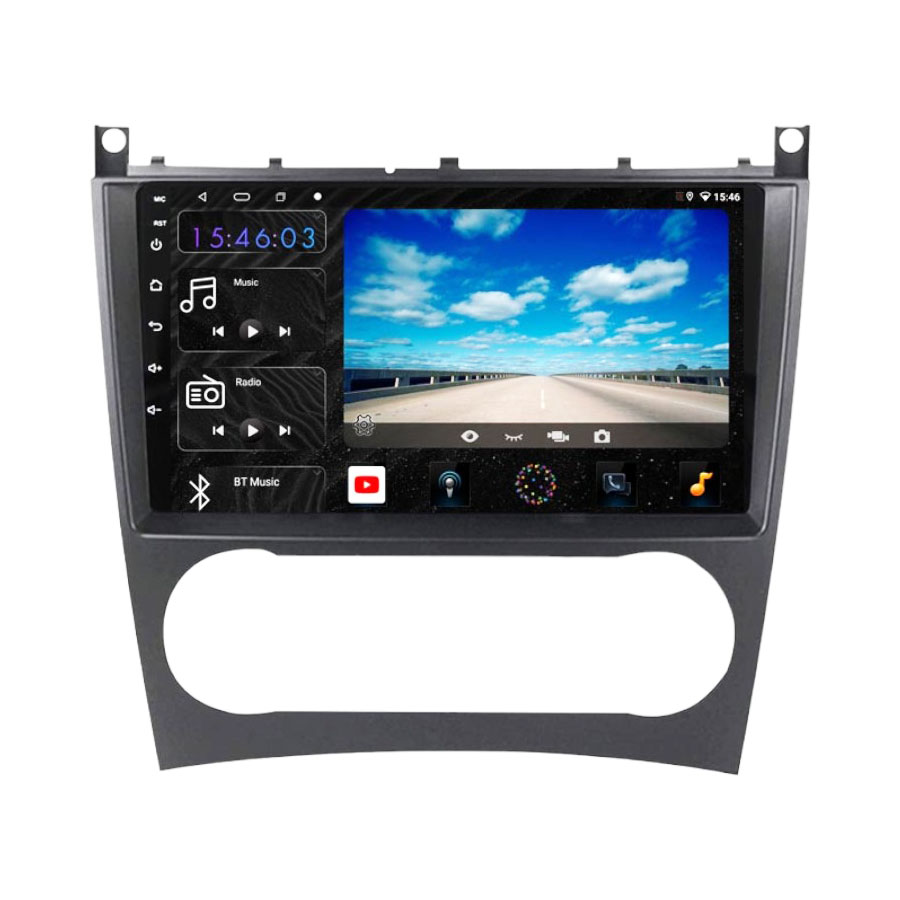 TT Audio 9" replacement radio for MERCEDES C-Class (W203) 2005-2007 (4G ULTRA)