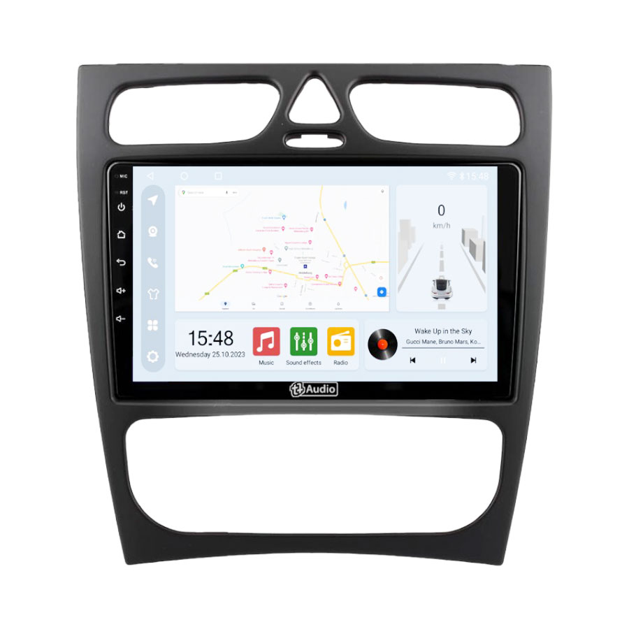 TT Audio 9" replacement radio for MERCEDES C-Class (W203) 2005-2007 (CLASS D)