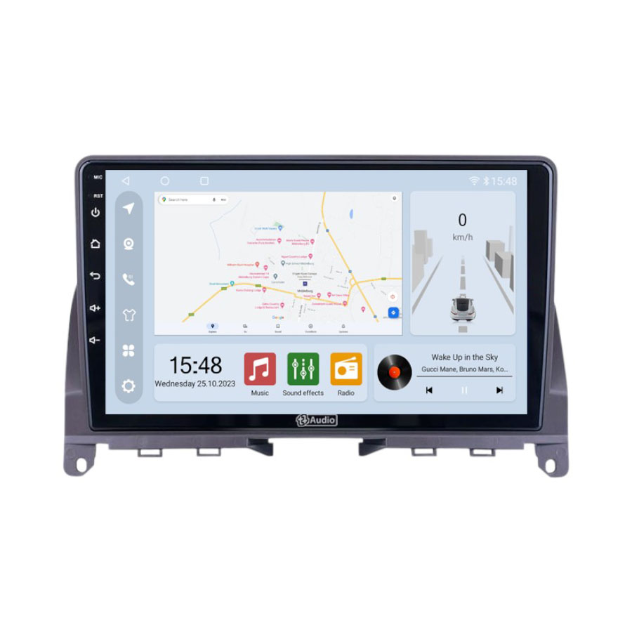 TT Audio 9" replacement radio for MERCEDES C-Class (W204) 2007 - 2013 (CLASS D)