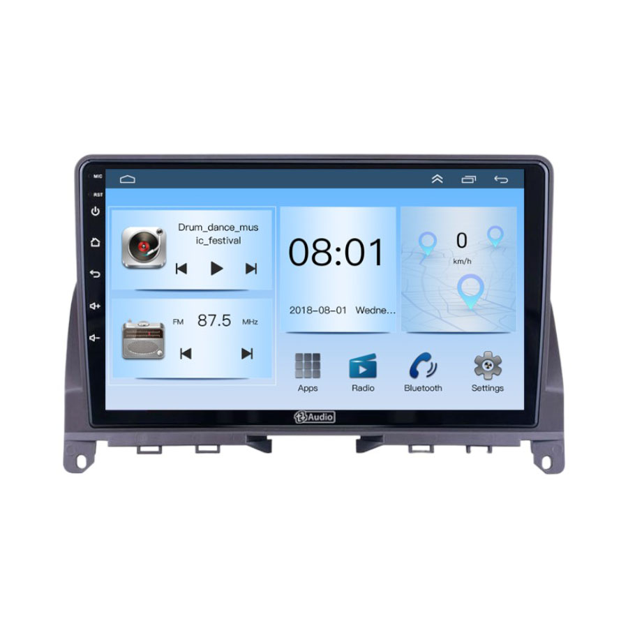 TT Audio 9" replacement radio for MERCEDES C-Class (W204) 2007 - 2013 (ECO)